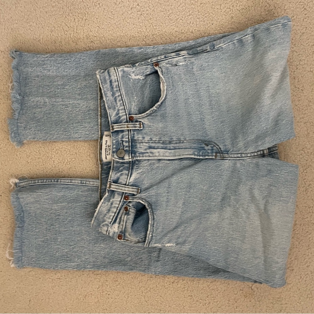 Abercrombie 90s ultra high rise curve love jeans